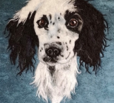 Needle Felt Pet Portrait Workshop in Cumbria